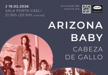 FORO DE LA CULTURA - CONCIERTO ARIZONA BABY Y CABEZA DE GALLO en Valladolid