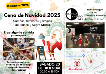 NaviSwing 2025. Cena de Navidad. En Blanco y Negro Club en Madrid