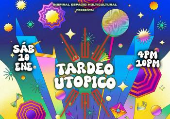 TARDEO UTÓPICO BARCELONA - SÁB 10 ENE - MÚSICA - TALLERES - EXPOSICIONES - VIAJE SENSORIAL Y MUSICAL