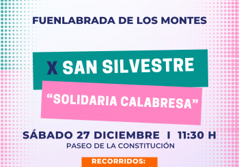 X SAN SILVESTRE SOLIDARIA CALABRESA en FUENLABRADA