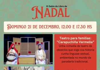 Teatro: Carapuchiña Vermella (21 decembro, 17.30 h) en A Coruña