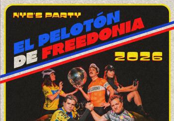 El pelotón de Freedonia 2026 NYE party en Barcelona