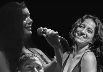 Inés Cuello, Marina Ruiz Matta y Eliana Zarabozo en Barcelona