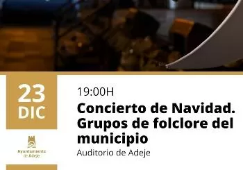 Concierto de Navidad de las Agrupaciones Folklóricas en Tenerife