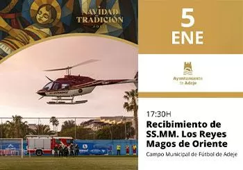 Recibimiento de SSMM los Reyes Magos de Oriente en Adeje