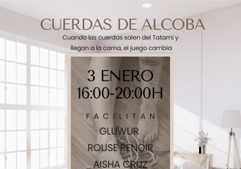 CUERDAS PARA ALCOBA/ 3 de enero/ rouse renoir, Aisha Cruz & Gluwur en Barcelona