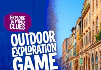 Jeu d'exploration en plein air dans la vieille ville de Toulouse