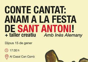 CONTE CANTAT amb Inès Alemany: ANAM A LA FESTA DE SANT ANTONI I TALLER CREATIU en Sa Pobla