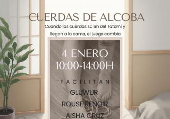 CUERDAS PARA ALCOBA/ 4 de enero/ rouse renoir, Aisha Cruz & Gluwur en Barcelona