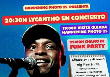 Concierto de Lycantho y Funk Party en Big Tree Books en madrid