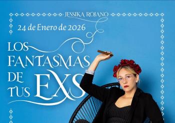 Los fantasmas de tus exs, Jessika Rojano en el Café Teatro Rayuela en Santa Cruz de Tenerife