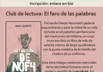 Club de lectura: El faro de las palabras - Sábado 24/01 - 16:00 a 18:00 en Donostia-San Sebastián