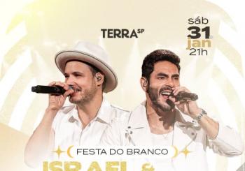 Show Festa do Branco com Israel e Rodolffo no Terra SP São Paulo