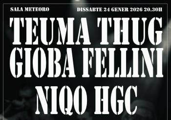 TEUMA GIOBA NIQO Sala Meteoro en Barcelona