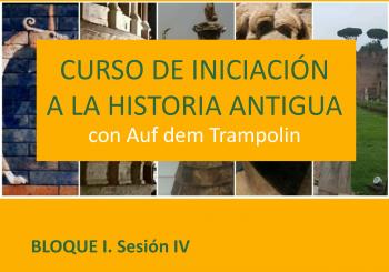 Curso de iniciación a la historia antigua. EL MUNDO GRIEGO. DE LA EDAD OSCURA A LA GRECIA CLÁSICA en Madrid