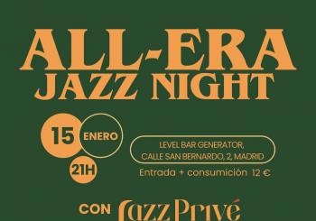 All Era Jazz Night - Con Jazz Privé en Madrid