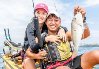 Kayak Fishing in Singapore, Sentosa, East Coast: Day Adventure