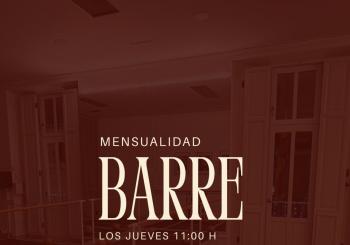 MENSUALIDAD BARRE - JUEVES 11:00 en Gandia