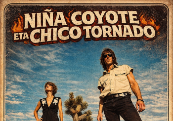 Niña Coyote Eta Chico Tornado en TNT Blues de Cox