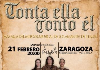 TONTA ELLA TONTO ÉL, EL MUSICAL en Zaragoza