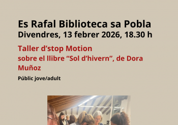 TALLER STOP - MOTION SOBRE EL LLIBRE 