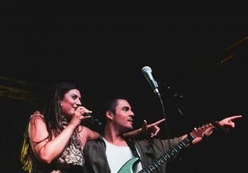 Eva Santillana y Werio en concierto en Barcelona