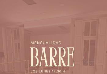 MEDIA MENSUALIDAD BARRE - LUNES 17:30 en Gandia
