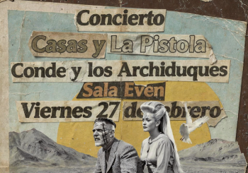 Casas y La Pistola + Conde y Los Archiduques en concierto en Sevilla