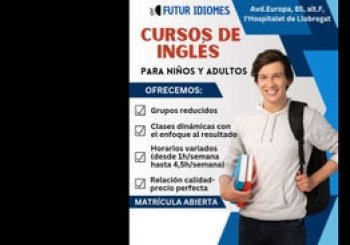 Cursos de inglés para niños y adultos Hospitalet de Llobregat