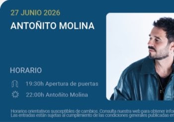 Antoñito Molina - Noches del Botánico 2026 Madrid