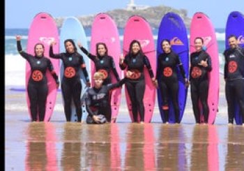 Curso de surf Pareja Somo