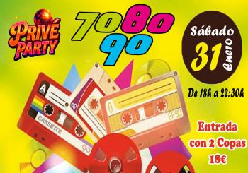 Privé Party Nos Gustan Los 70s 80s 90s en Barcelona