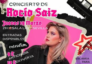 Concierto Rocío Saiz en Sala La2 Sevilla