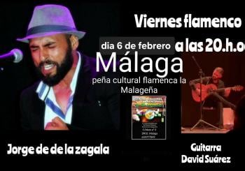Recital de Cante Flamenco – Jorge de la Zagala en Málaga