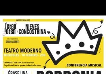 FETEN FETEN y NIEVES CONCOSTRINA - ERASE UNA VEZ EN BORBONIA en Chiclana