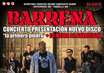 BARRENA EN CONCIERTO - BARCELONA - PRESENTACIÓN DE SU NUEVO DISCO 