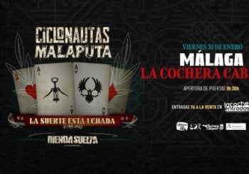 RIENDA SUELTA, CICLONAUTAS Y MALAPUTA en Málaga