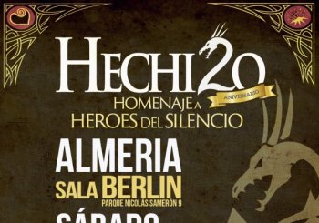 CONCIERTO HECHIZO (HOMENAJE A HÉROES DEL SILENCIO)- ALMERÍA - BERLIN SOCIAL CLUB - SÁBADO 31 ENERO