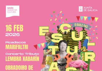 «O baile das esculturas» | Entroido no Gaiás en Santiago de Compostela