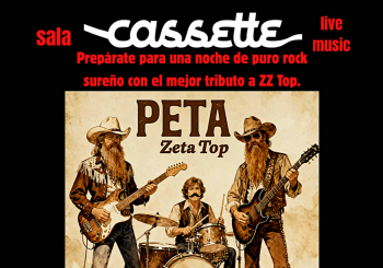 Concierto de PETA ZETA TOP en la sala Cassette en Madrid