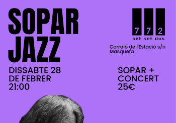 SOPAR JAZZ AMB AUGUST THARRATS TRIO en Barcelona