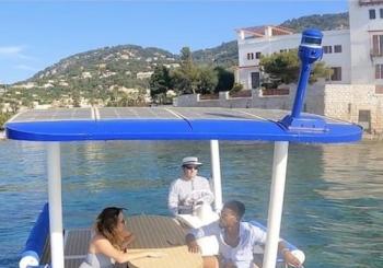 Croisière romantique sur un bateau à énergie solaire Nice