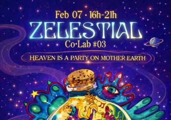 ZELESTIAL · Heaven is a party on Mother Earth · Co-lab #03 · en Barcelona