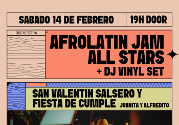 Afrolatin Jam all stars en Oasys / San Valentín Salsero en Barcelona