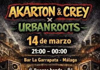 Urbanroots “Raíces y Cultura” Akarton & Crey en Málaga