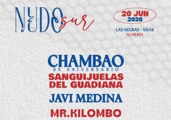 NUDO SUR 2026 - LAS NEGRAS - SÁBADO 20 DE JUNIO Almería