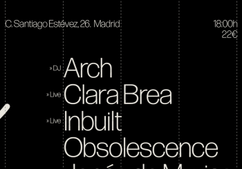 Campos de Marte Exp. @ Casabanchel: Arch » Clara Brea » Inbuilt Obsolescence » Jonás de Murias en Madrid