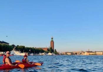 Guided Kayak Tour in Central Stockholm Sweden