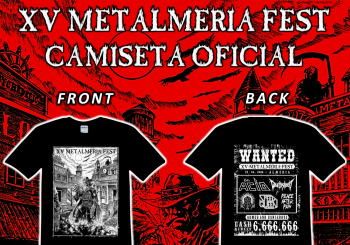 CAMISETA OFICIAL - XV METALMERIA FEST