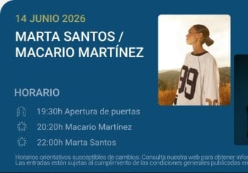 Marta Santos / Macario Martínez - Noches del Botánico 2026 en Madrid